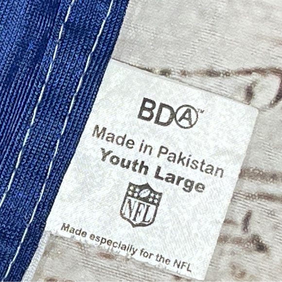 New York Giants NFL NYG Flag Football Boys Kids Youth Reversible Jersey - Picture 2 of 7